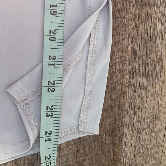 Sympli Womens Twisted Neck Quarter Sleeve Slit‎ Side Blouse Gray Size 6 - Picture 8 of 8